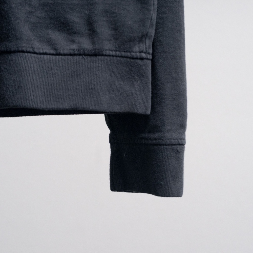 AllSaints Men’s Lg Hoodie Raven Black Pullover French Terry Pocket LS Sweatshirt - Picture 16 of 16